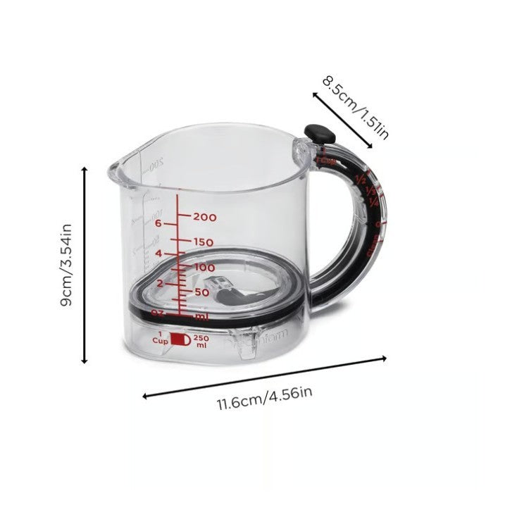 4-in-1 Smart Adjustable Measuring Cup