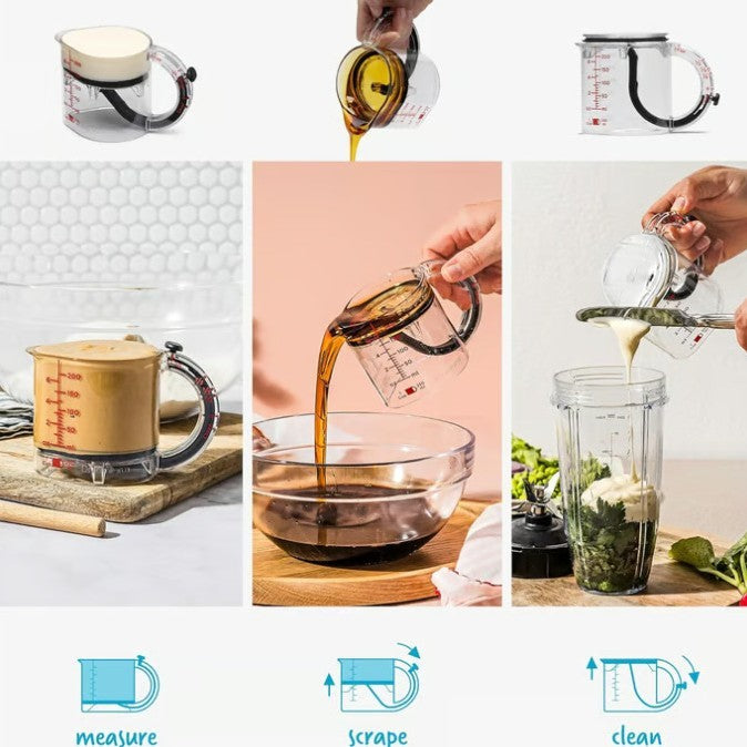 4-in-1 Smart Adjustable Measuring Cup