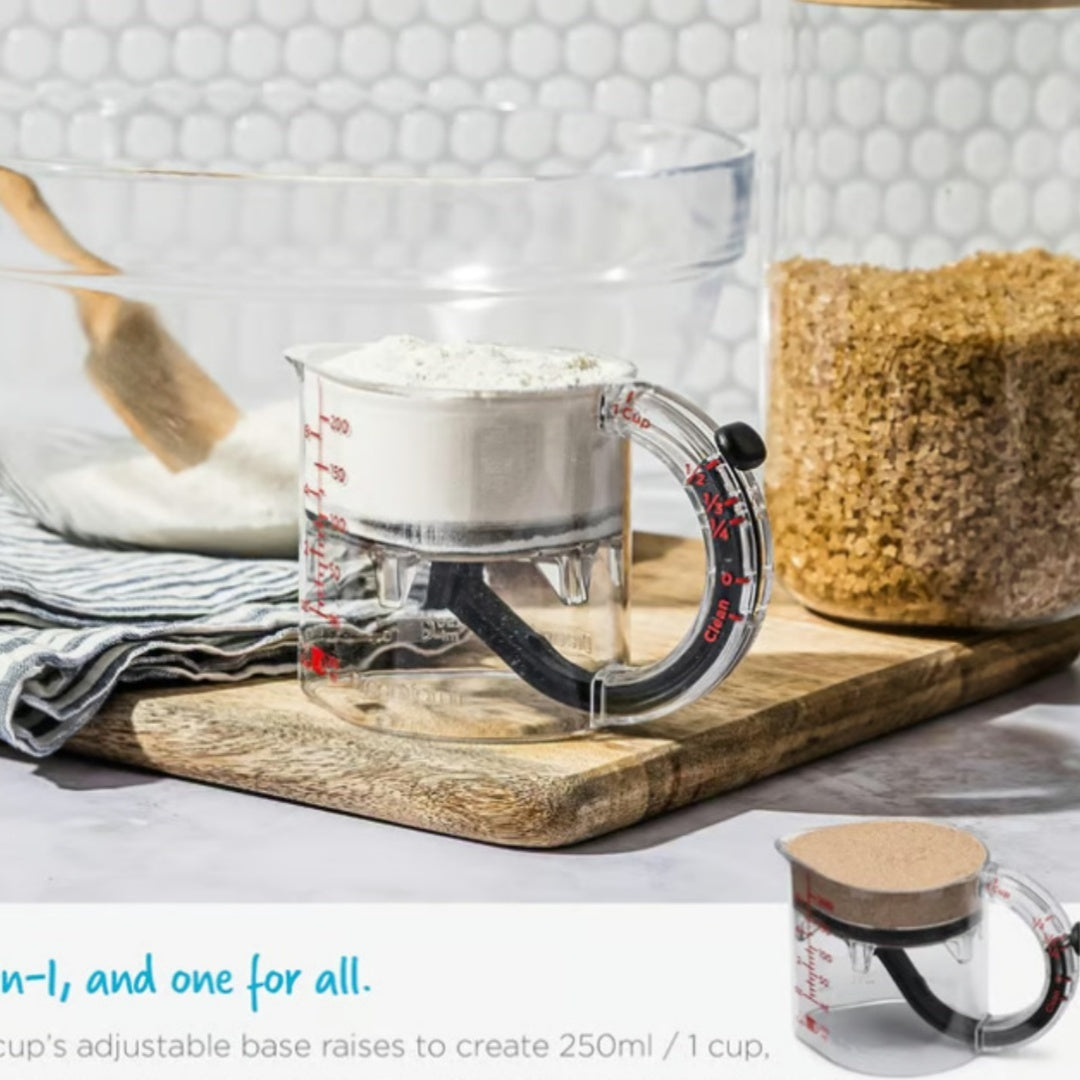 4-in-1 Smart Adjustable Measuring Cup