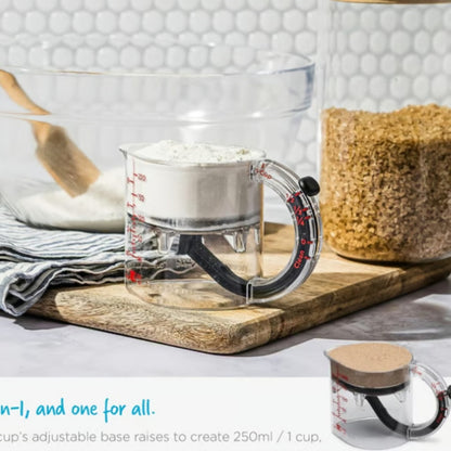 4-in-1 Smart Adjustable Measuring Cup